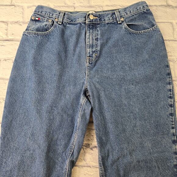 Vintage 2002 Tommy Hilfiger Women's Tapered Jeans size 16 - Picture 10 of 16